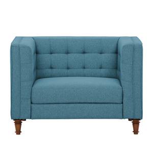 Fauteuil Buckingham Tissu Tissu Ramira : Turquoise