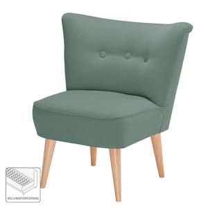 Fauteuil Bumberry geweven stof Babyblauw