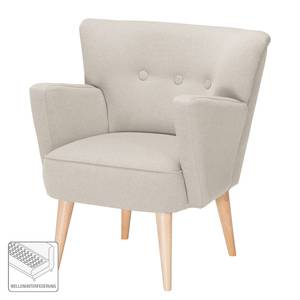 Fauteuil Bumberry Tissu - Beige clair