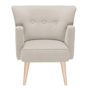 Fauteuil Bumberry Tissu - Beige clair