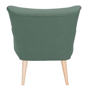 Fauteuil Bumberry Tissu - Vert océan