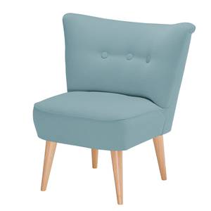 Fauteuil Bumberry geweven stof Turquoise