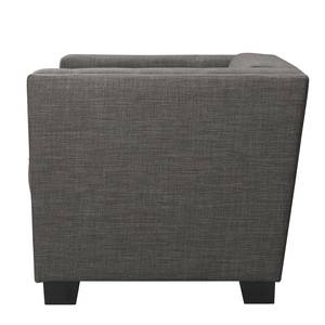 Fauteuil Burford geweven stof - grijs