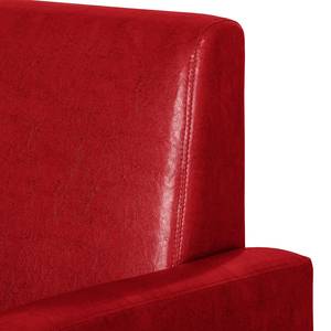 Fauteuil Cadeby Cuir synthétique - Rouge