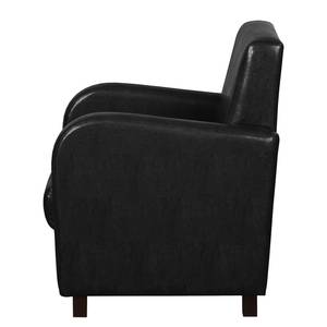 Fauteuil Cadeby Cuir synthétique - Noir