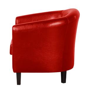 Fauteuil Caledon kunstleer - Rood