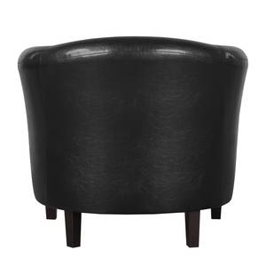 Fauteuil Caledon kunstleer - Zwart