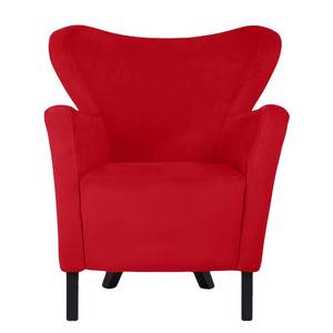 Sessel Carbonia Samt Rot