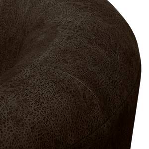 Fauteuil Casales Imitation cuir vieilli - Mocca