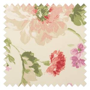 Fauteuil Casales I Tissu - Motif floral - Beige / Rose