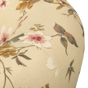 Fauteuil Casales II Tissu - Motif floral - Beige