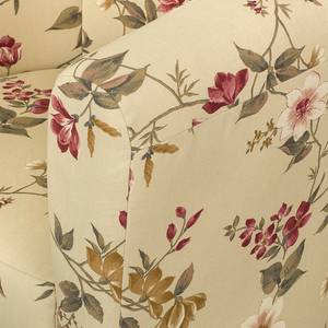 Poltrona Casales II Tessuto - A fiori - Beige