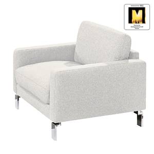 Fauteuil Casual Line IV velours - Lichtgrijs