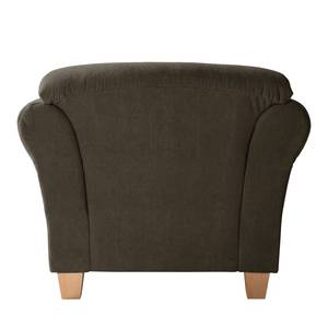 Fauteuil Cebu geweven stof - Espressokleurig