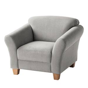 Fauteuil Cebu Tissu - Gris argenté