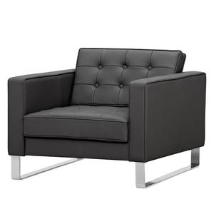 Fauteuil Chelsea Cuir véritable Cuir véritable Gad : Anthracite - Luge