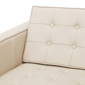 Fauteuil Chelsea Cuir véritable Cuir véritable Gad : Crème - Luge