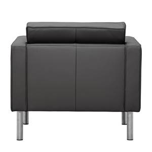 Fauteuil Chelsea Cuir véritable Cuir véritable Gad : Anthracite - Cylindre