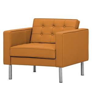 Fauteuil Chelsea Cuir véritable Cuir véritable Gad : Cognac I - Cylindre