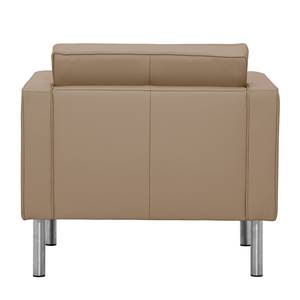 Fauteuil Chelsea Cuir véritable Cuir véritable Gad : Taupe - Cylindre