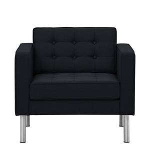 Fauteuil Chelsea Tissu Tissu Ramira : Anthracite - Cylindre