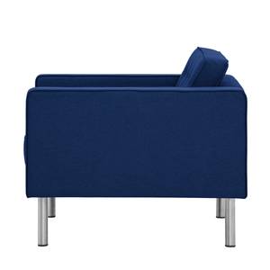 Fauteuil Chelsea geweven stof Stof Ramira: Blauw - Cilinder