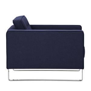 Fauteuil Chelsea Tissu Tissu Milan : Bleu foncé - Luge