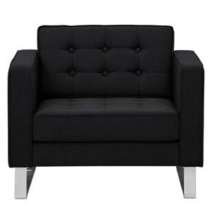 Fauteuil Chelsea Tissu Tissu Selva : Anthracite - Luge