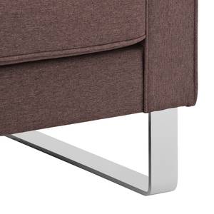 Sessel Chelsea Webstoff Webstoff Milan: Grau-Braun - Kufen