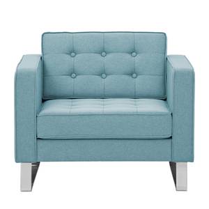 Fauteuil Chelsea Tissu Tissu Selva : Bleu clair - Luge