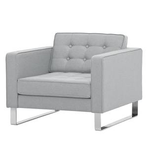 Fauteuil Chelsea Tissu Tissu Selva : Gris argenté - Luge