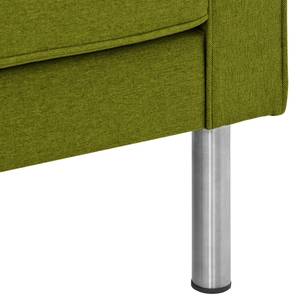 Fauteuil Chelsea geweven stof Stof Ramira: Limegroen - Cilinder