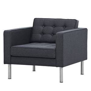 Fauteuil Chelsea Tissu Tissu Milan : Anthracite - Cylindre