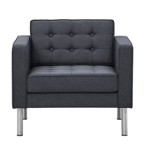 Fauteuil Chelsea Tissu Tissu Milan : Anthracite - Cylindre