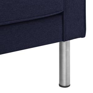 Fauteuil Chelsea Tissu Tissu Milan : Bleu foncé - Cylindre