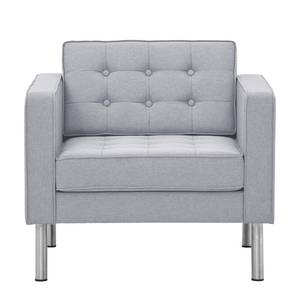 Fauteuil Chelsea Tissu Tissu Milan : Gris clair - Cylindre