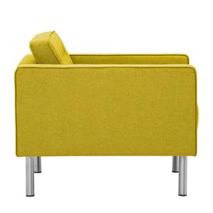 Fauteuil Chelsea geweven stof Geweven stof Milan: Geel - Cilinder