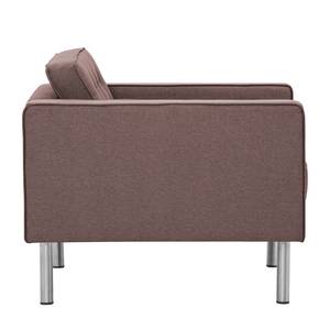 Fauteuil Chelsea Tissu Tissu Milan : Gris-Marron - Cylindre