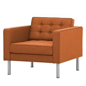 Fauteuil Chelsea Tissu Tissu Milan : Marron rouille - Cylindre