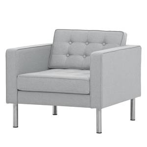 Fauteuil Chelsea Tissu Tissu Selva : Gris argenté - Cylindre