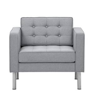 Fauteuil Chelsea Tissu Tissu Ramira : Argenté - Cylindre