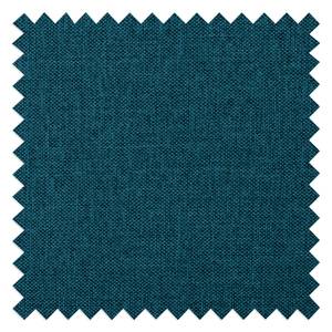 Fauteuil Chelsea geweven stof Stof Ramira: Turquoise - Beugelpoten