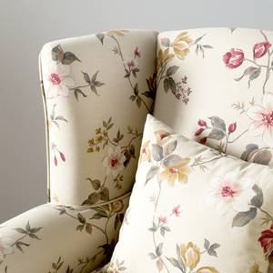 Fauteuil Red Rose geweven stof - bloemen - Crème - Zonder hocker