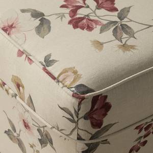 Sessel Colmar Webstoff - Floral - Beige - Ohne Hocker