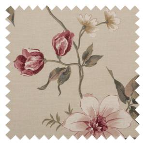Poltrona Colmar Tessuto - A fiori - Beige - Senza Sgabello