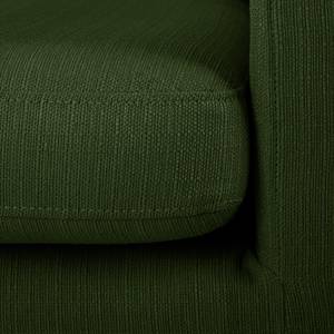 Fauteuil Croom Tissu - Vert ancien - Avec repose-pieds - Avec repose-pieds