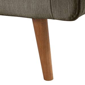 Fauteuil Croom geweven stof - bruin - Zonder hocker - Zonder hocker