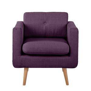 Fauteuil Croom paarse geweven stof