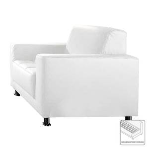 Fauteuil Dallas Cuir synthétique - Blanc