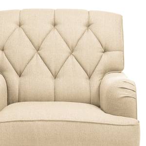 Fauteuil Darcey geweven stof beige